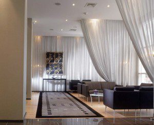 Curtain Room Divider and Draper Room Partitions
