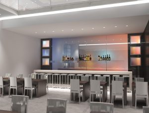 Contemporary Bar Concept Rendering